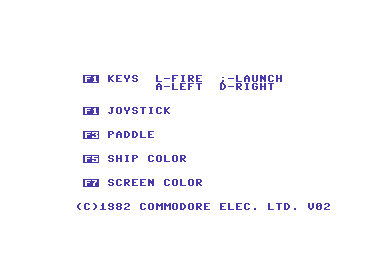 Omega title screen for Commodore 64